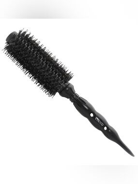 COCCO Black Series Round Ceramic Boar Brush Volumizing Hair Brush Size 5 #UC8-5